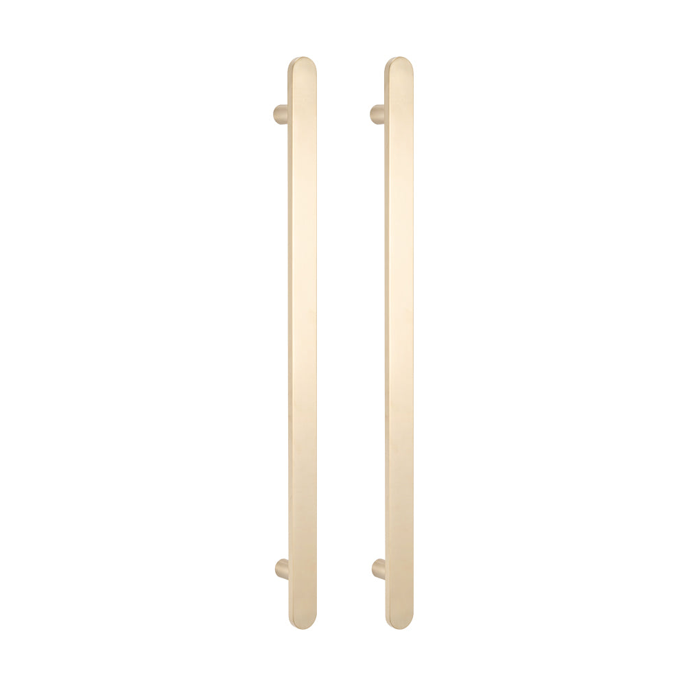 Radiant Vertical FLAT Bar Towel Rail - Multiple Bar and Hook Kits in Various Colours