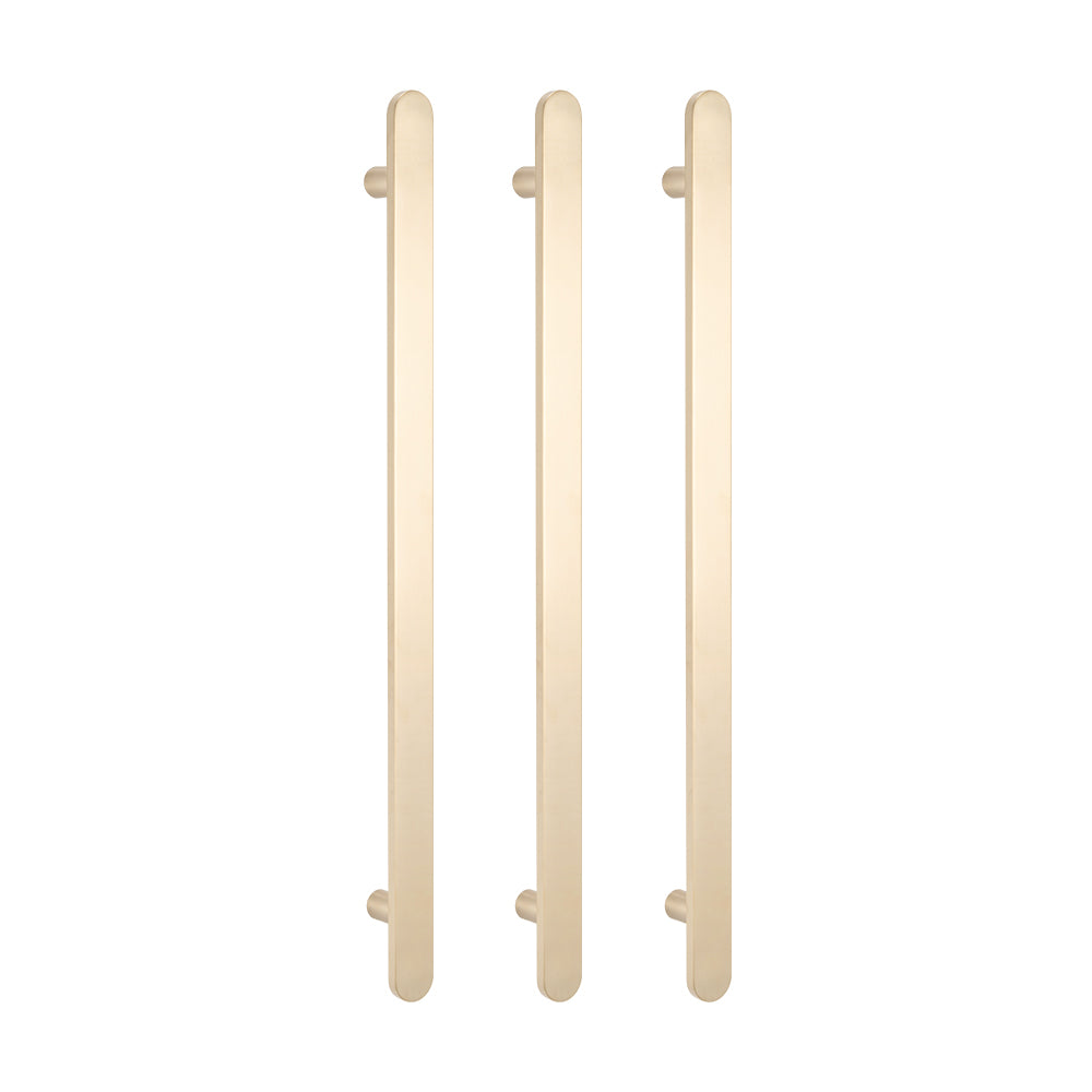 Radiant Vertical FLAT Bar Towel Rail - Multiple Bar and Hook Kits in Various Colours