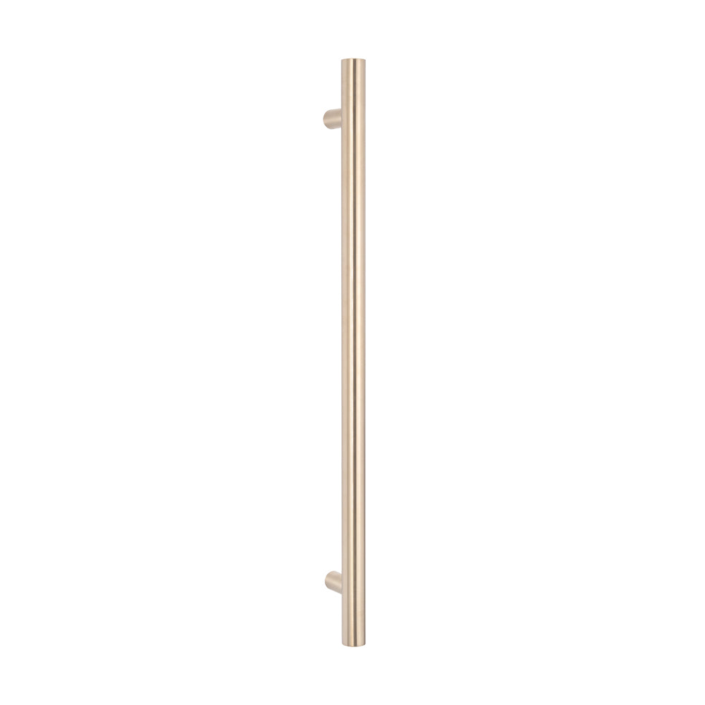 Radiant Single Vertical ROUND Bar NON-HEATED Towel Rail 950mm Tall - Various Colour Finishes