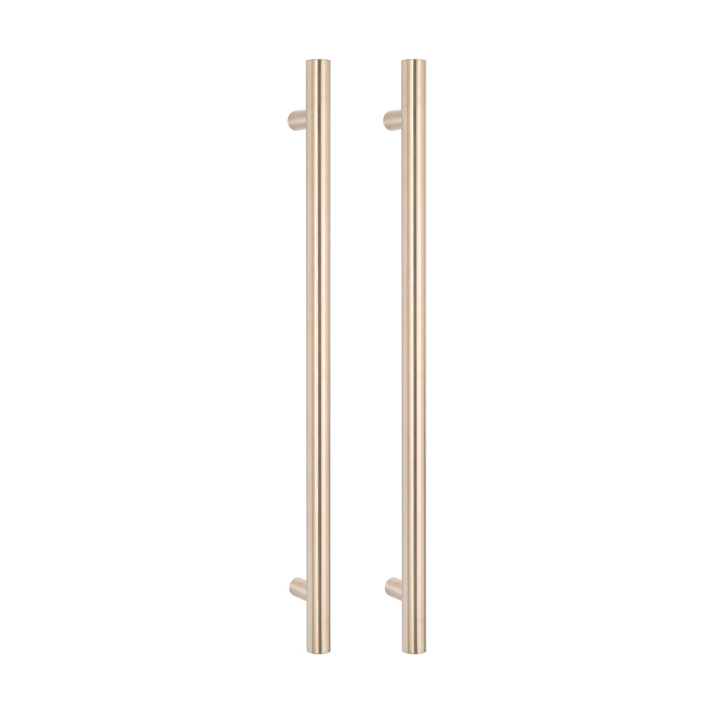 Radiant Vertical ROUND Bar Towel Rail - Multiple Bar and Hook Kits in Various Colours