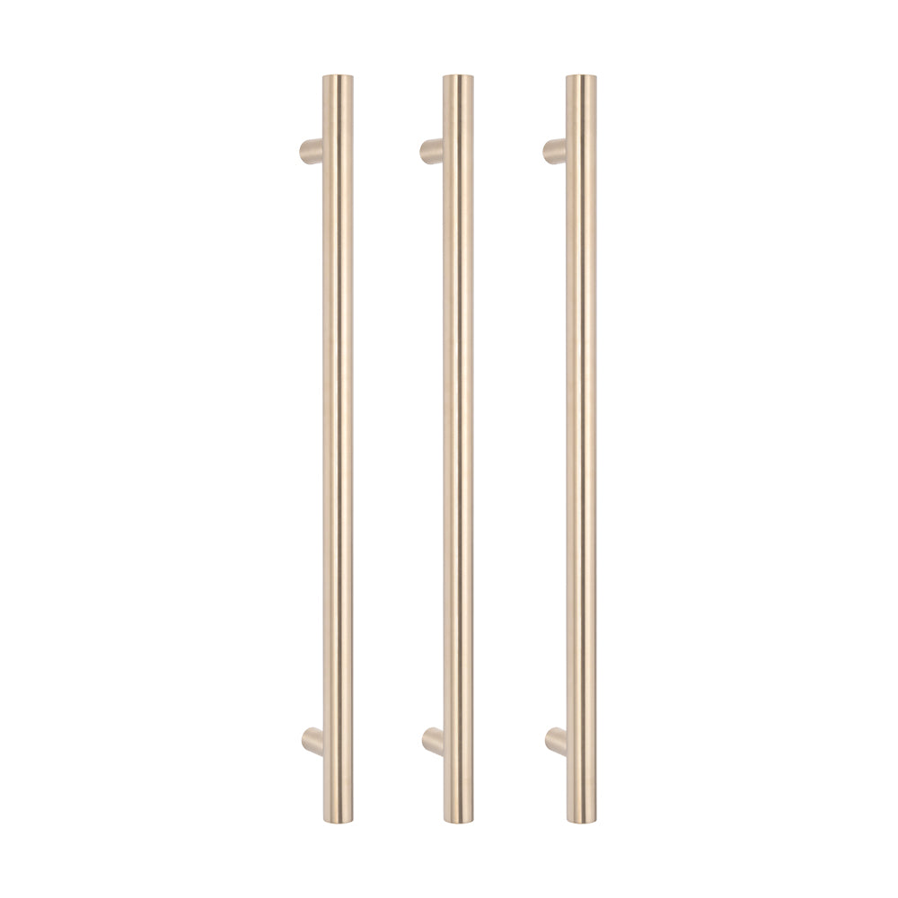 Radiant Vertical ROUND Bar Towel Rail - Multiple Bar and Hook Kits in Various Colours