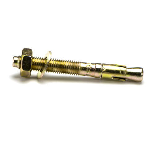 Macsim Hex Head Wedge Anchor Yellow Zinc Plated - Various Sizes and Quantities