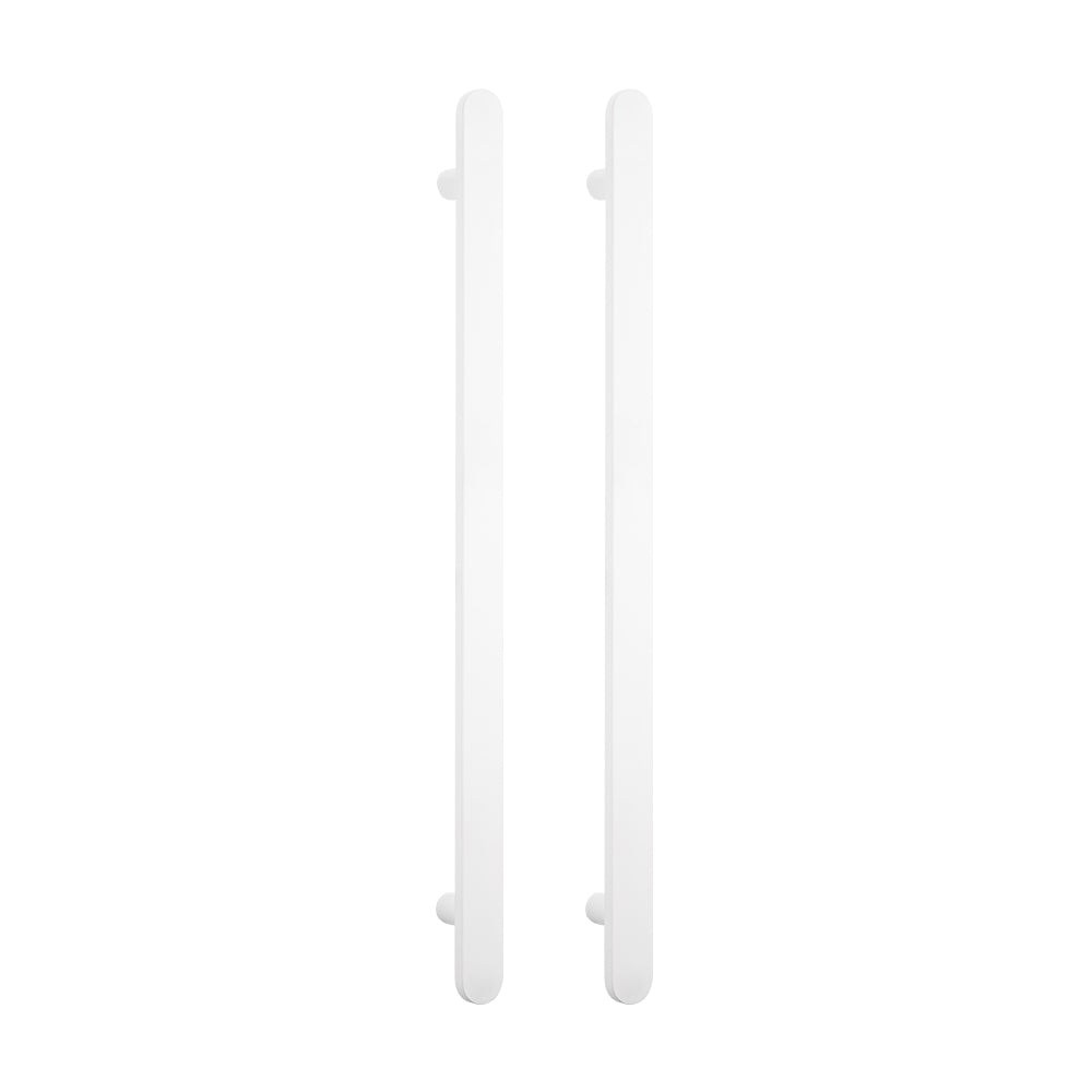 Radiant Vertical FLAT Bar Towel Rail - Multiple Bar and Hook Kits in Various Colours