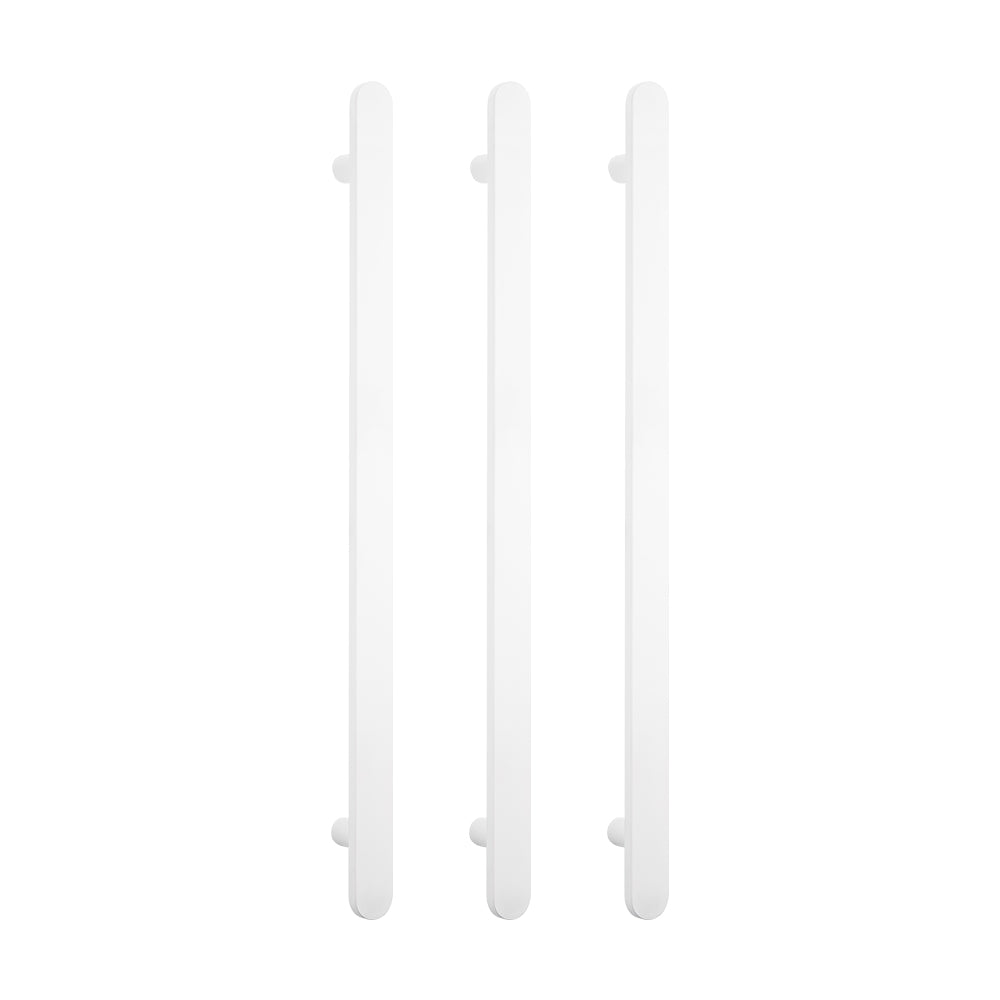 Radiant Vertical FLAT Bar Towel Rail - Multiple Bar and Hook Kits in Various Colours