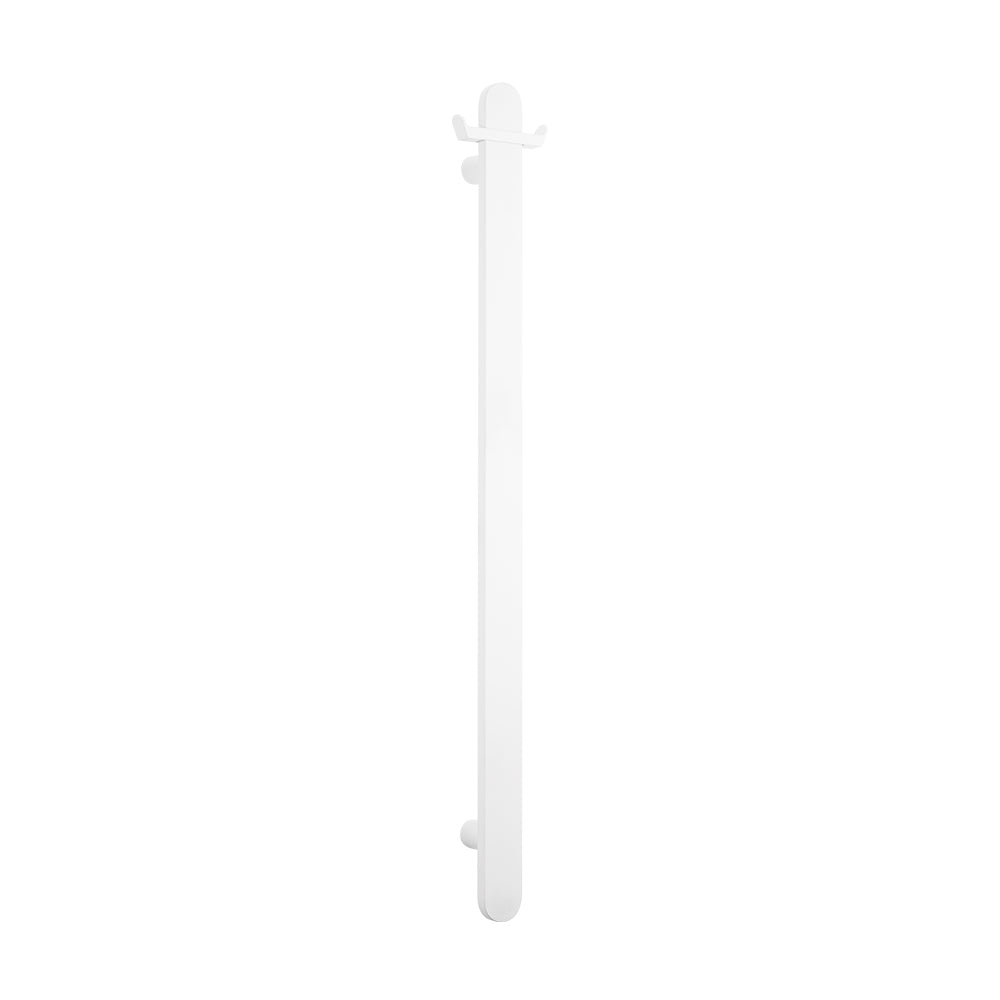 Radiant Vertical FLAT Bar Towel Rail - Multiple Bar and Hook Kits in Various Colours