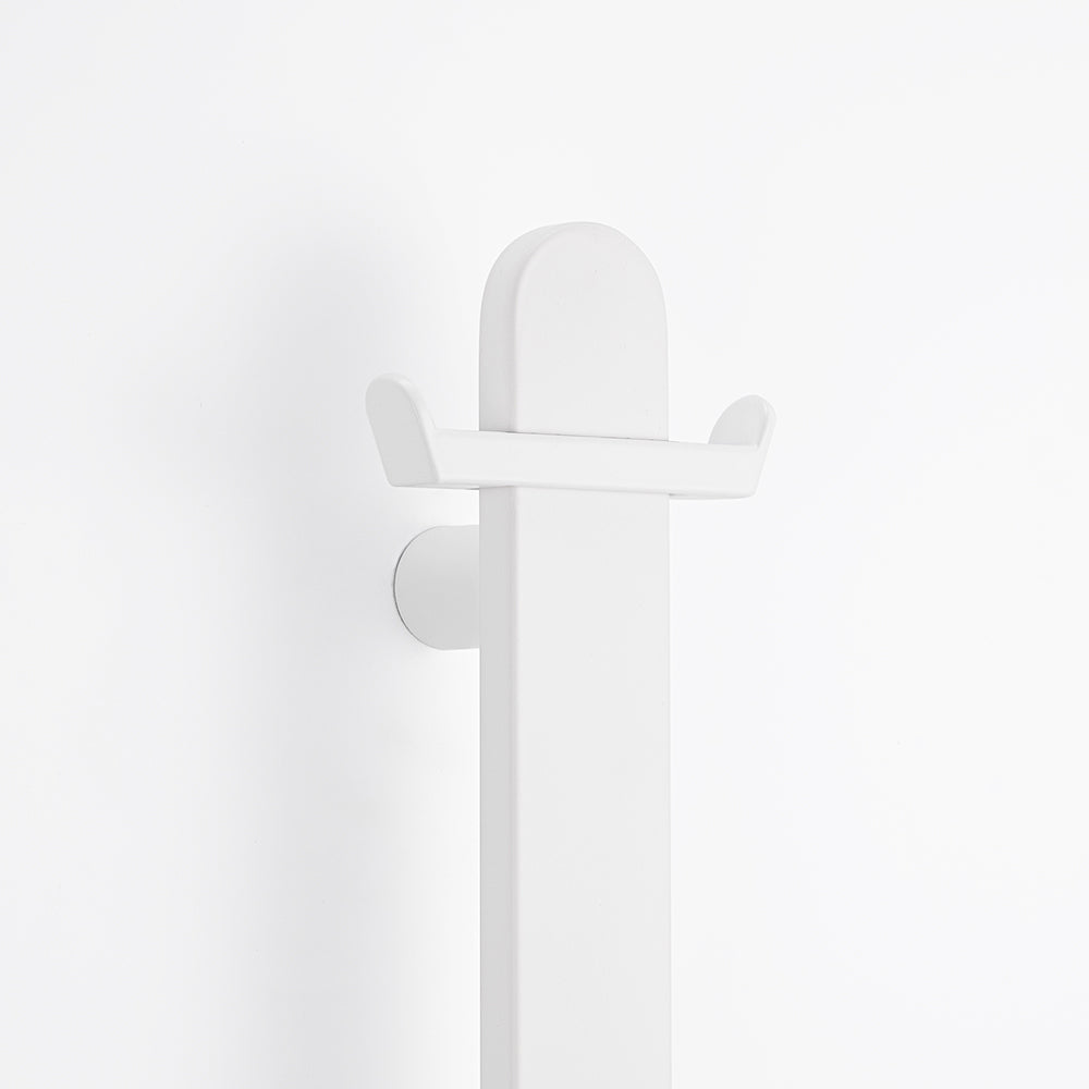 Radiant Vertical FLAT Bar Towel Rail - Multiple Bar and Hook Kits in Various Colours