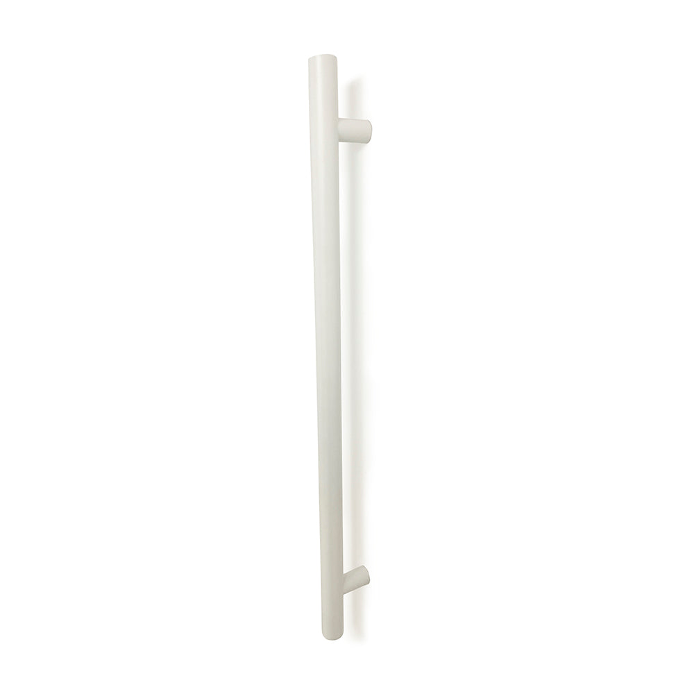 Radiant Single Vertical ROUND Bar NON-HEATED Towel Rail 950mm Tall - Various Colour Finishes