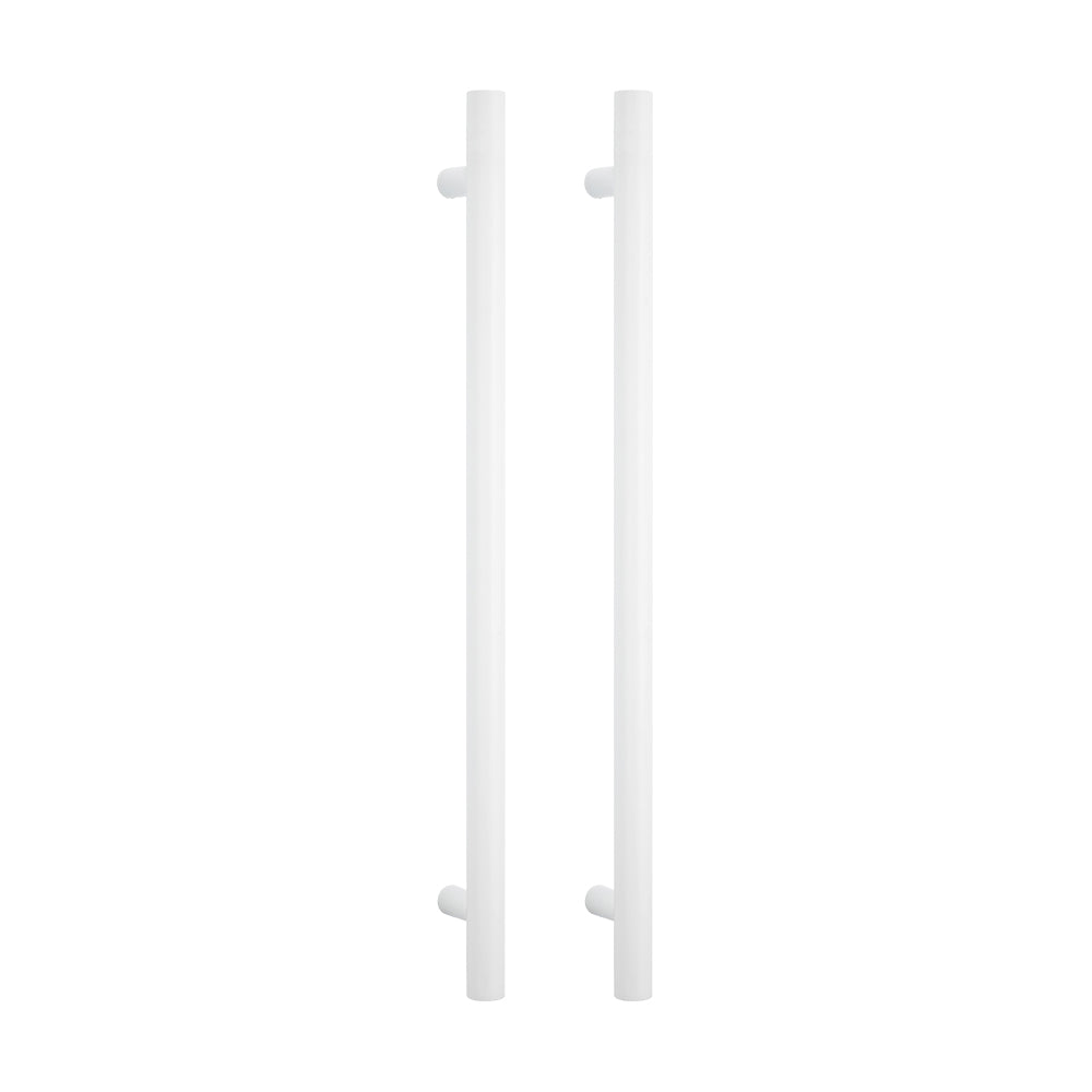 Radiant Vertical ROUND Bar Towel Rail - Multiple Bar and Hook Kits in Various Colours