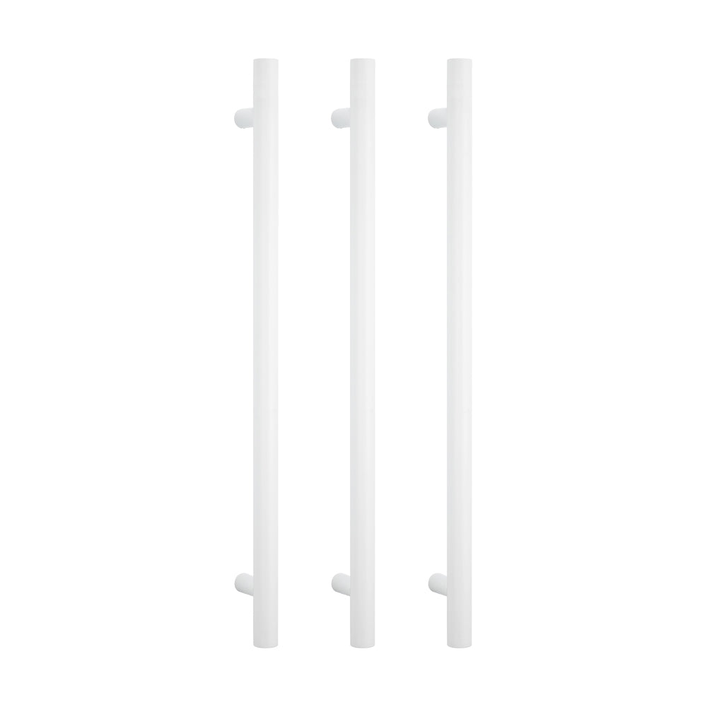 Radiant Vertical ROUND Bar Towel Rail - Multiple Bar and Hook Kits in Various Colours