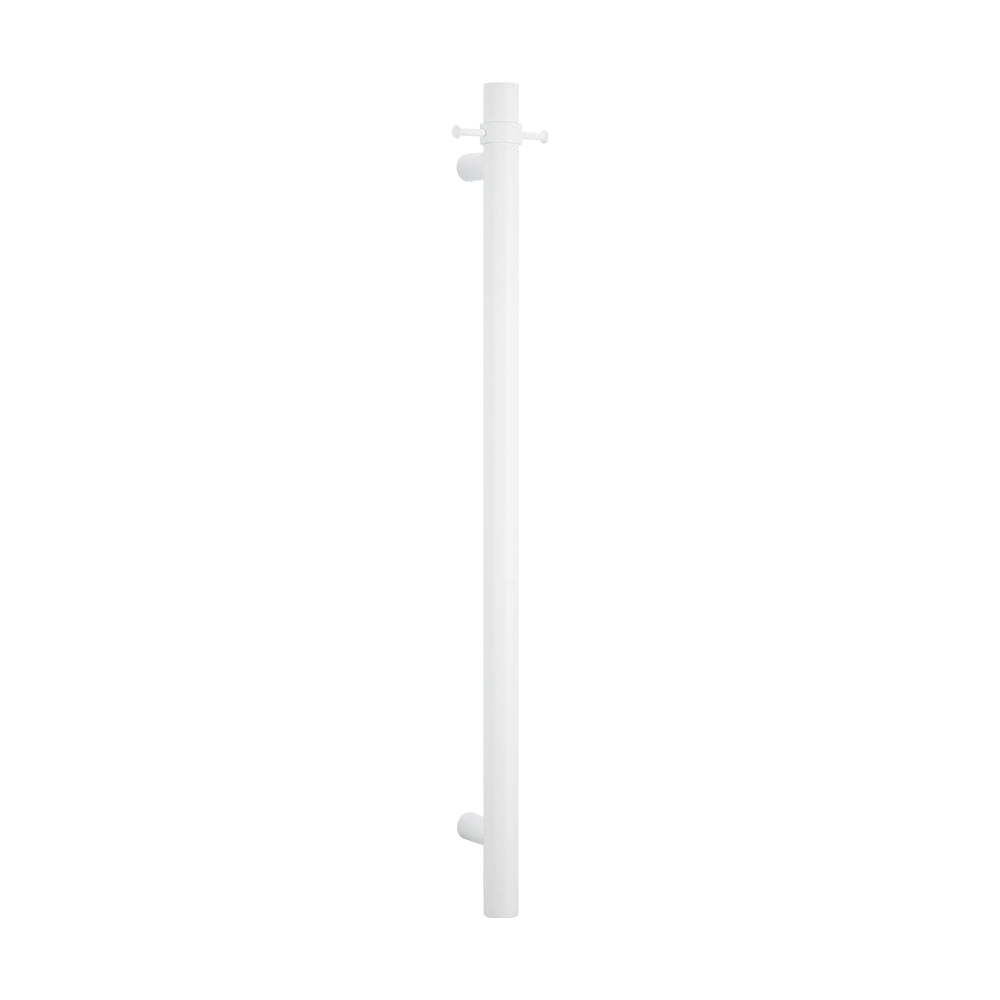 Radiant Vertical ROUND Bar Towel Rail - Multiple Bar and Hook Kits in Various Colours