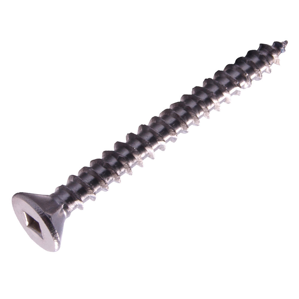 Type 17 Square Drive Decking 304 Stainless Steel Screw Box of 1000