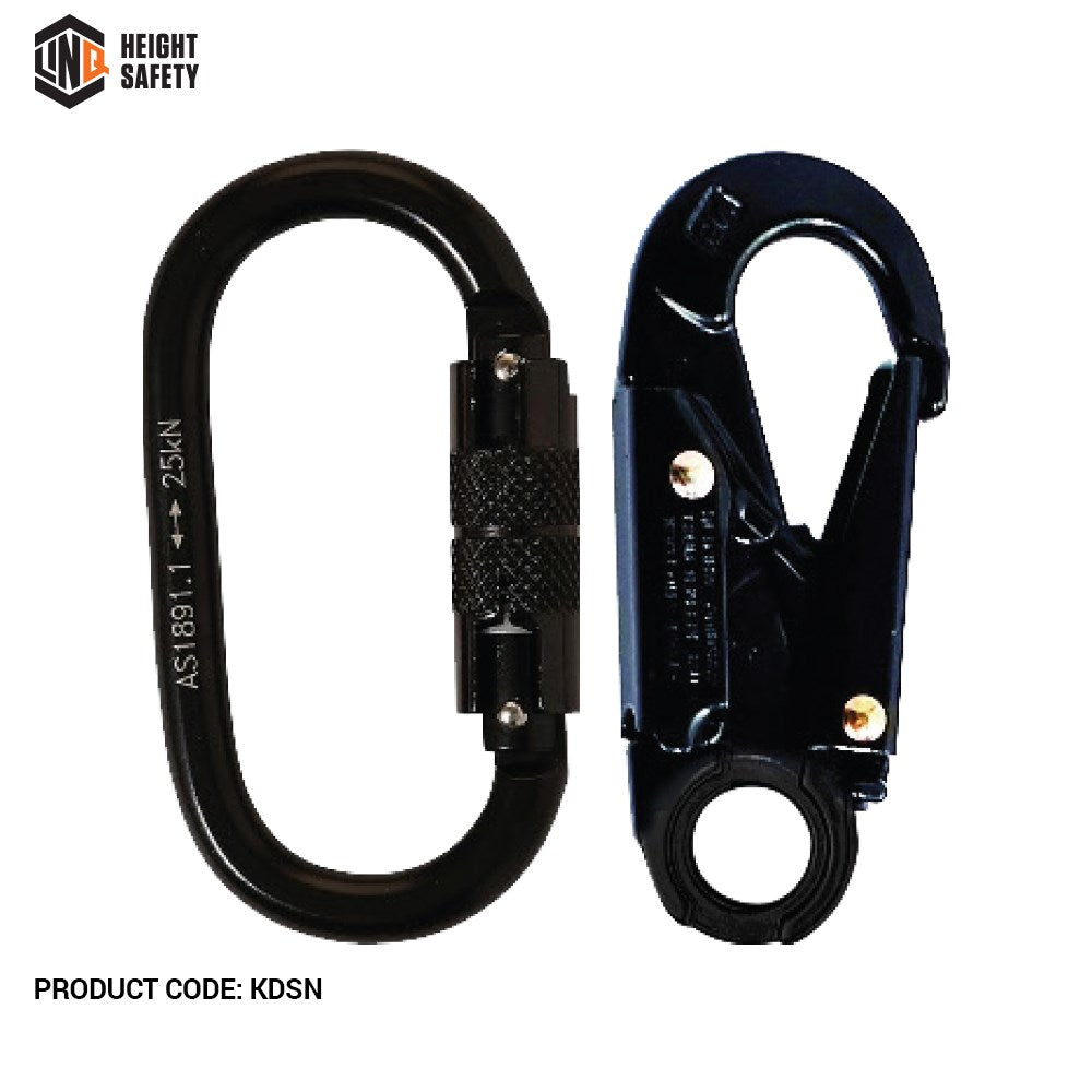 Linq Elite 2m Single Leg Shock Absorbing Adjustable Lanyard - Plus Hardware Made to Order