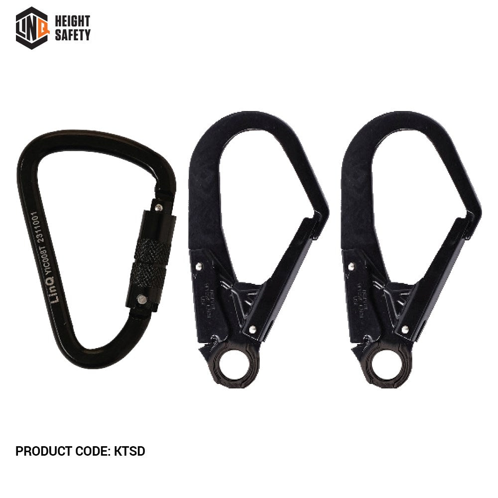 Linq Double Elasticated Lanyards - Plus Hardware