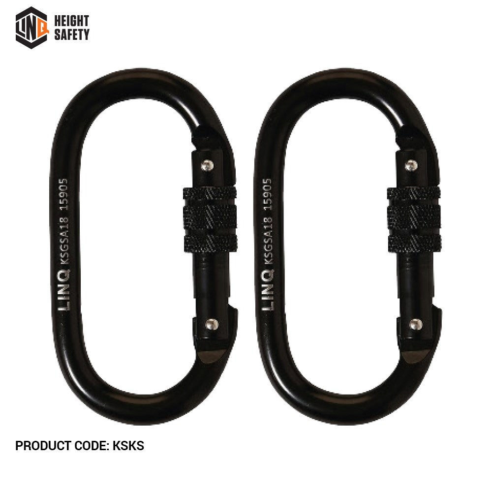 Linq Elite Single Leg Shock Absording Webbing Lanyards - Plus Hardware Options