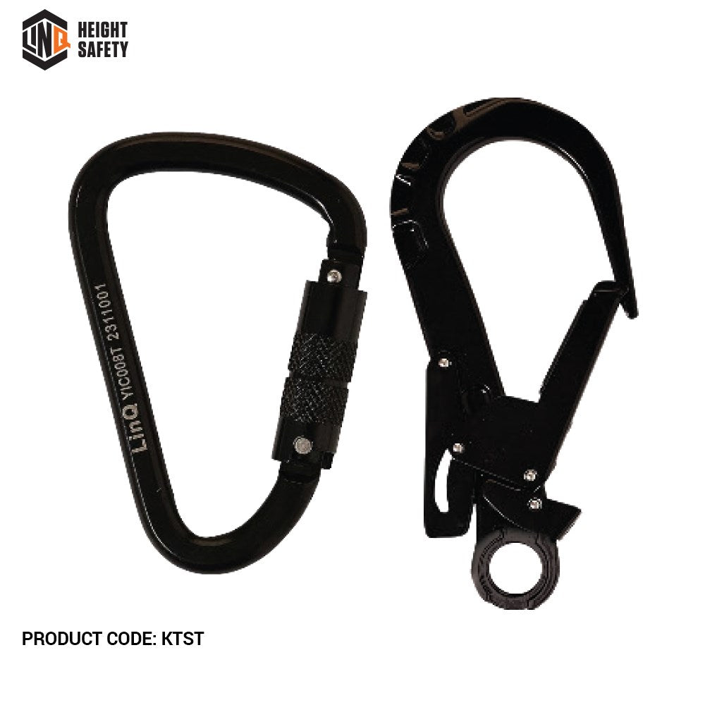 Linq Elite Single Leg Shock Absording Webbing Lanyards - Plus Hardware Options