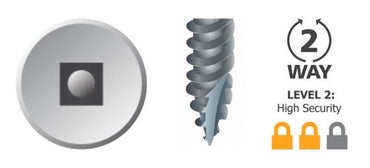 Quadtech Button Head T17 Galvanised Screw 10G Box of 1000 - 2 Length Options