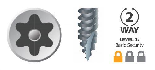 Resytork Button Head Type 17 Screw 10g Box of 1000 - 2 Material Options in Various Lengths