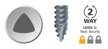 Tri-Lobular Button Head Type 17 Screw 10g - Material x length - Box of 1000