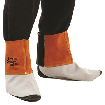 Pyromate Leather Welders Spats - Large one size