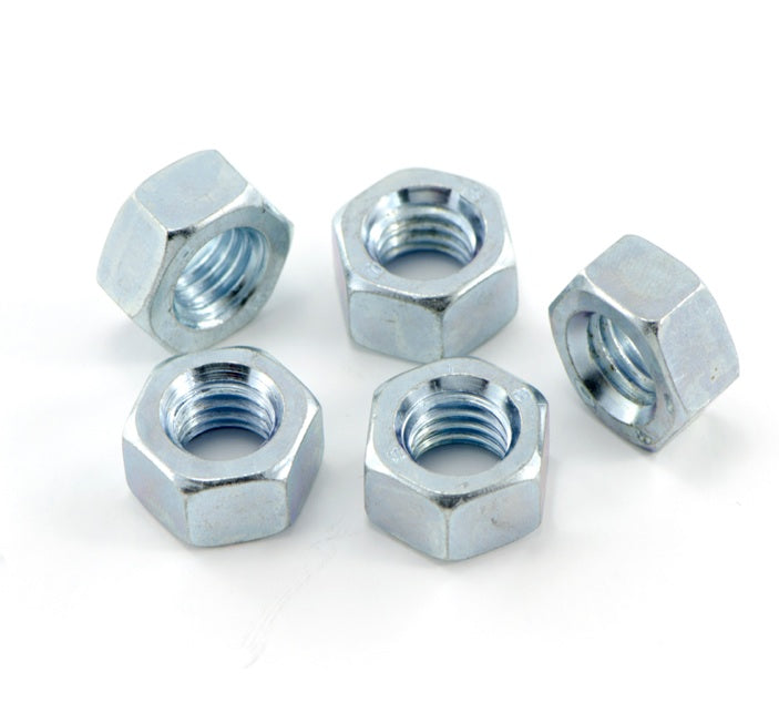 Hex Nuts Zinc Various Metric Sizes and Box Quantities