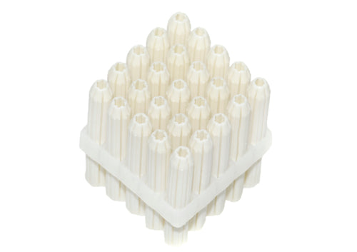 5mm white wallplugs - 000535