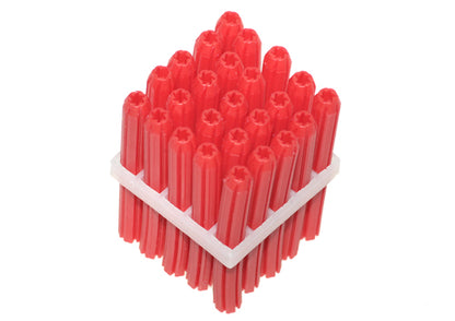 wall plugs red 6mm x 50mm