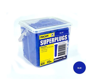 Macsim SuperPlug Wallplugs - Various Sizes and Quantities