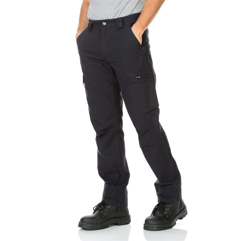 Canvas Modern Fit Navy Cargo Pants - Various Sizes