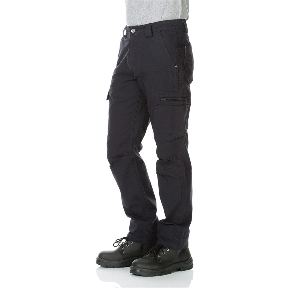 Canvas Modern Fit Navy Cargo Pants - Various Sizes