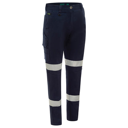 Womens Balance Stretch Biomotion Taped Navy Cargo Pants - in Various SIzes