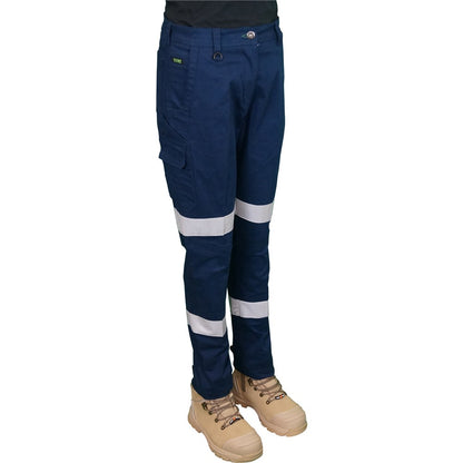 Womens Balance Stretch Biomotion Taped Navy Cargo Pants - in Various SIzes