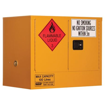 Pratt Class 3 Flammable Combustible Liquid Storage Cabinets - Various Door Shelf Combinations