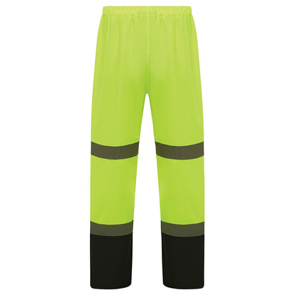 Hi Vis Taped Wet Weather Rain Pants - 2 Colour Options in Various Sizes