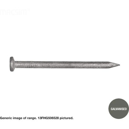 Flat Head Smooth Shank Galvanised Nails - Various Sizes and Box Weights