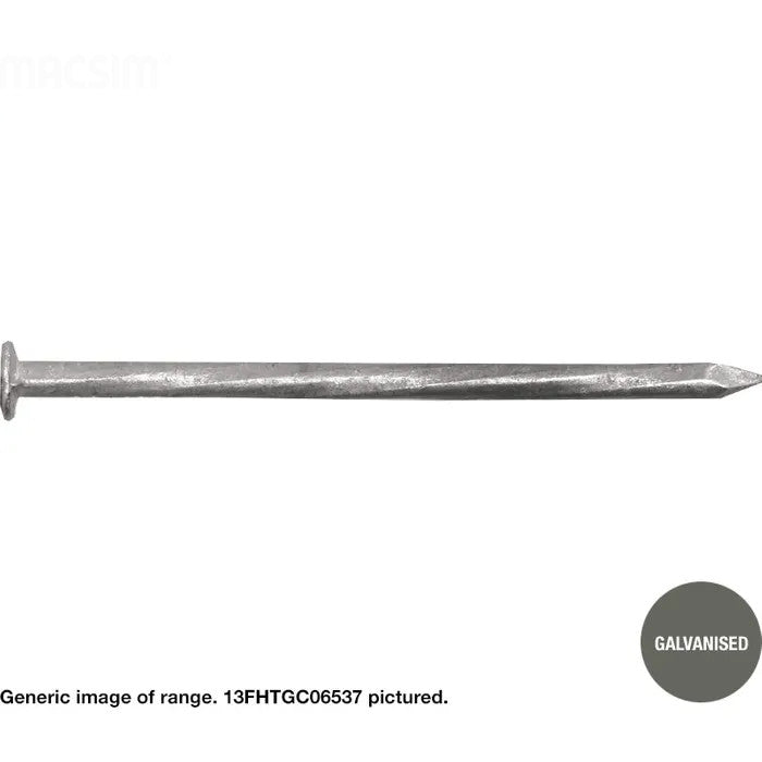 Flat Head Twisted Shank Galvanised Nails - Various Sizes and Box Weights