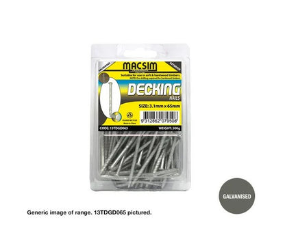 Dome Head Decking Nails Galvanised - Various Sizes and Weights Available