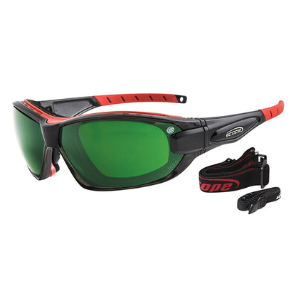 Scope Genisys Safety Glasses Plus Black Frame - 4 Lens Colour Options