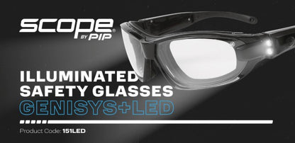 Scope Genisys + LED Black Gloss Frame Clear Lens