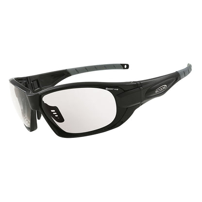 Scope Genisys Black Gloss Frame Safety Glasses - Various Lens Colour Options