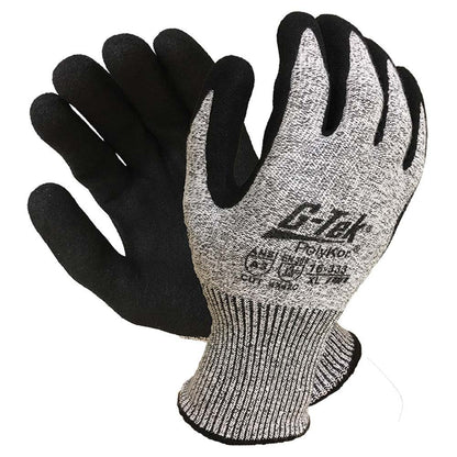 G-Tek Polykor Cut C Gloves - 12 Pairs in 5 Size Options