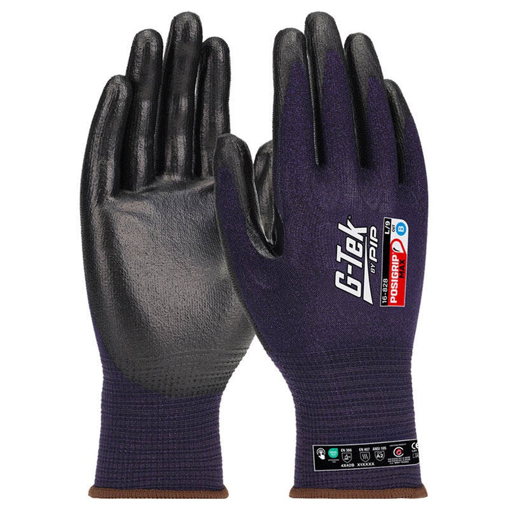 G-Tek Posigripmax 18G Cut B Gloves - 1, 6 or 12 Pairs in 7 Size Options