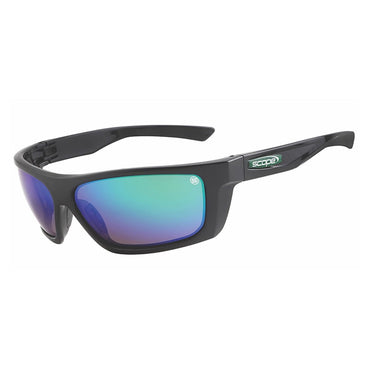 Scope Flash Jet Black Frame Safety Glasses - 6 Lens Colour Options