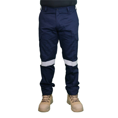 Armadura Cut Protection Modern Fit Taped Navy Blue Cargo Pants - Various Sizes