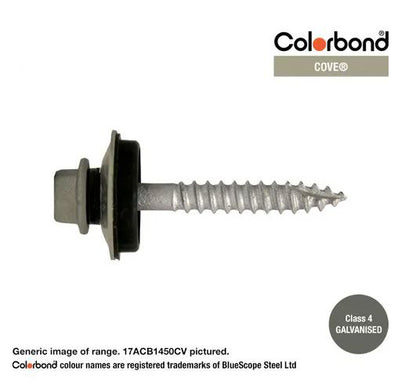 Type 17 Macsim Bra Cyclone Assembly Hex Head Screws Galvanised - Various Sizes, Colours & Quantities