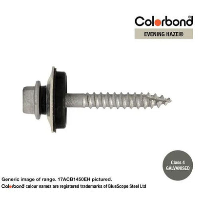 Type 17 Macsim Bra Cyclone Assembly Hex Head Screws Galvanised - Various Sizes, Colours & Quantities