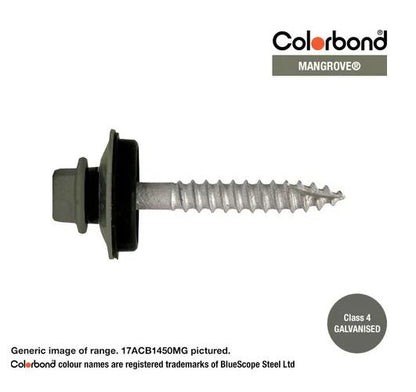 Type 17 Macsim Bra Cyclone Assembly Hex Head Screws Galvanised - Various Sizes, Colours & Quantities