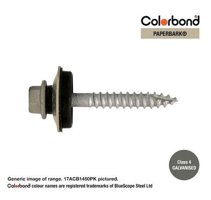 Type 17 Macsim Bra Cyclone Assembly Hex Head Screws Galvanised - Various Sizes, Colours & Quantities