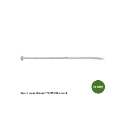 Macsim Type 17 Hex Washer Face Screw (Hex Socket) EM Coated - Box of 100 - Various Sizes