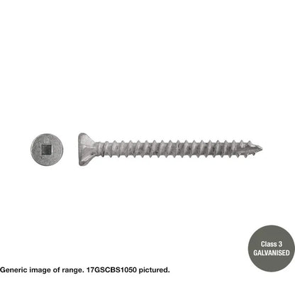 Macsim Type 17 Decking Screws (Square Drive) Galvanised - Various Sizes and Quantities