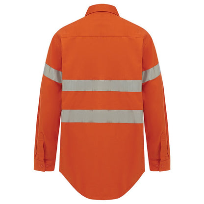 Hi Vis 2 Tone Closed Front Regular Weight Taped Shirt - 3 Colour Options in Various Sizes